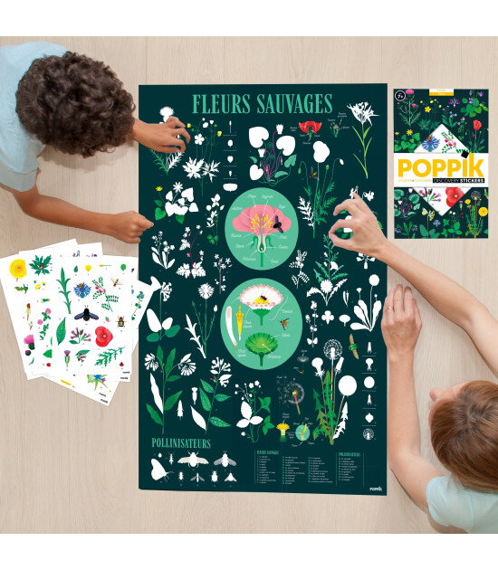 Poppik Discovery Sticker Poster // Botanic