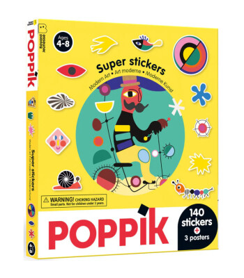 Poppik Super Stickers // Modern Art