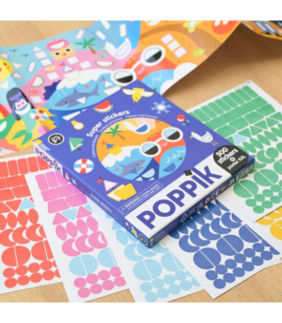 Poppik Super Stickers // Colors and Shapes
