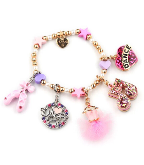 Charm It! Kolye & Bileklik Charm // Gold Ballet Tutu