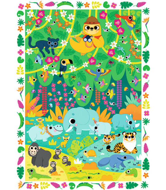 POPPIK Creative Sticker Poster // Jungle