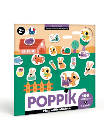 Poppik Sticker Set // Baby Animals
