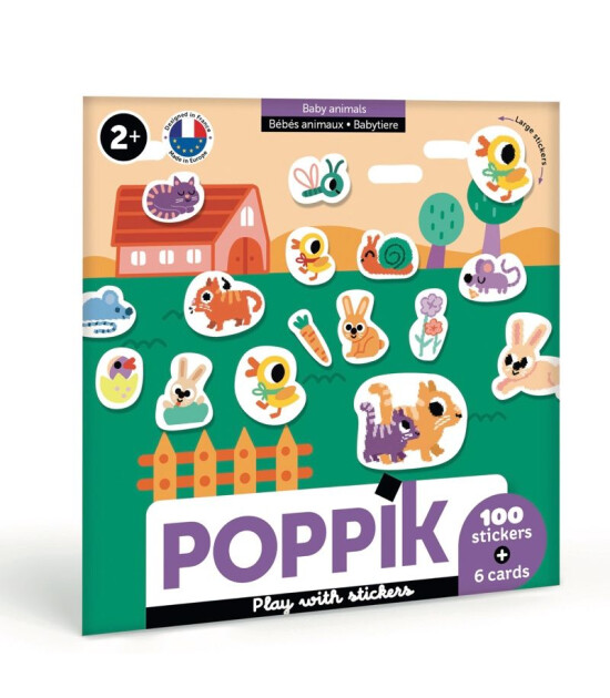 Poppik Sticker Set // Baby Animals