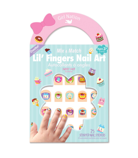 Girl Nation Lil Fingers Tırnak Sticker // Sweet Shop