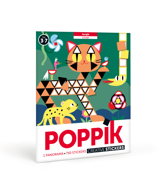 Poppik Panorama Sticker Poster // Jungle