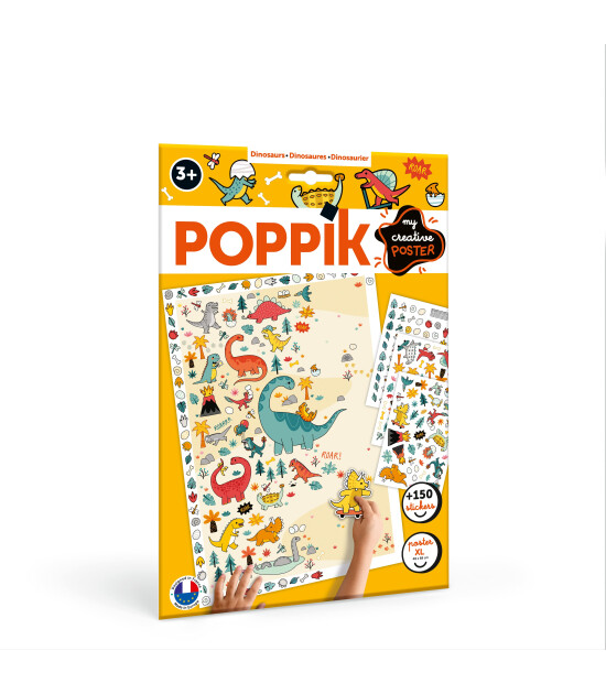 POPPIK Creative Sticker Poster // Dinosaurs