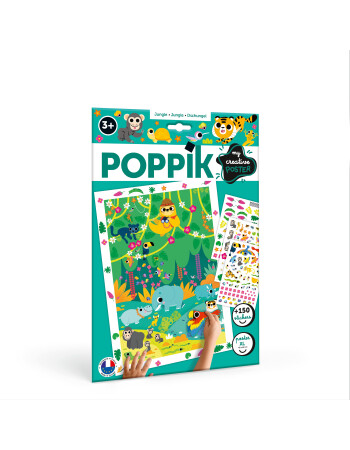 Poppik Creative Sticker Poster // Jungle