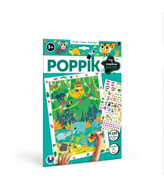POPPIK Creative Sticker Poster // Jungle