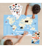 Poppik Discovery Sticker Poster // Animals of The World