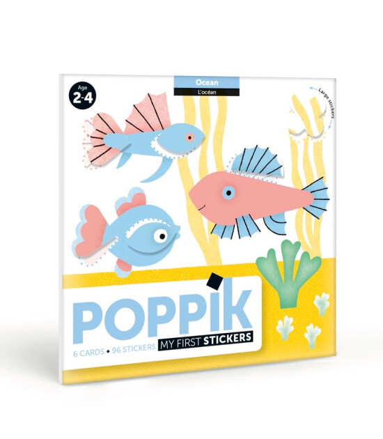 Poppik My First Reusable Sticker Set // Ocean