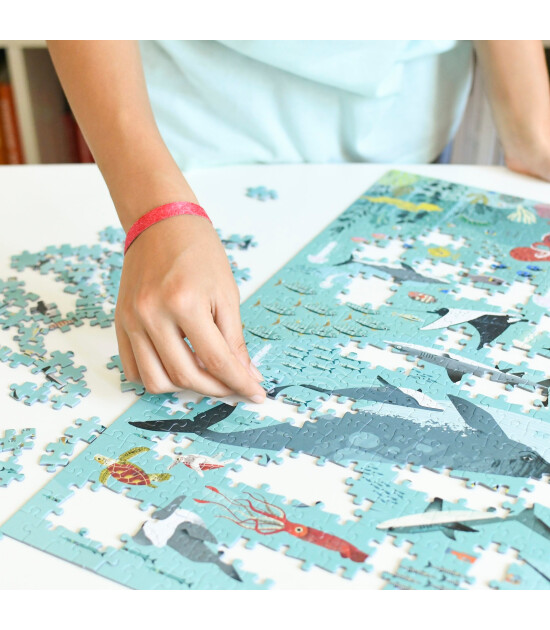 Poppik Puzzle with Poster // Oceans (500 Par&ccedil;a)