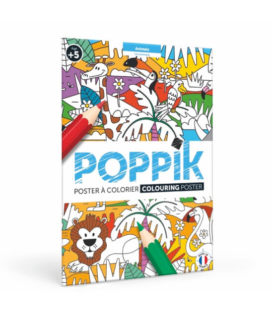Poppik Colouring Poster // Animals