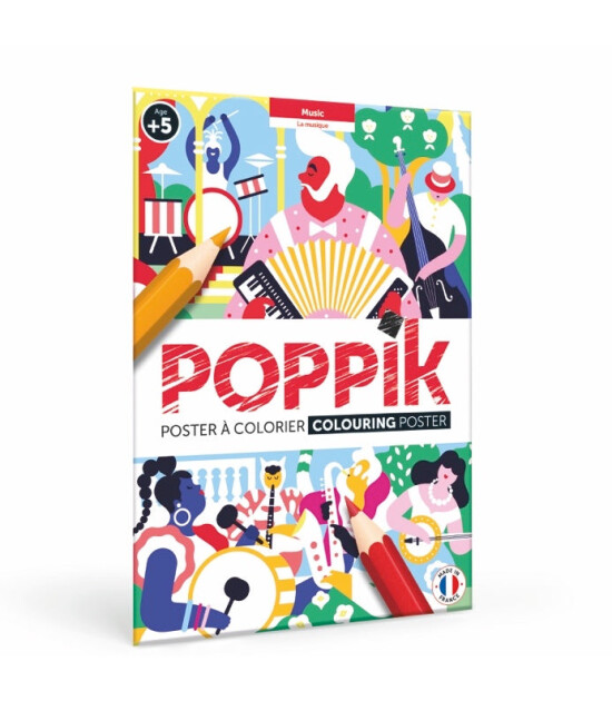 Poppik Colouring Poster // Music