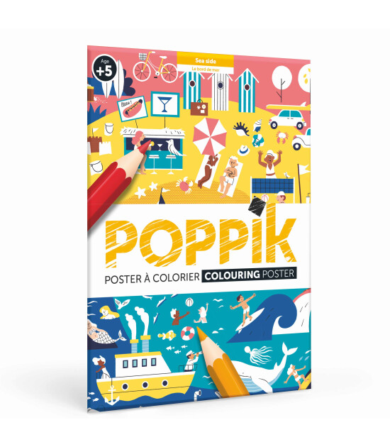 Poppik Colouring Poster // Seaside