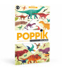 Poppik Discovery Sticker Poster // Dinosaurs