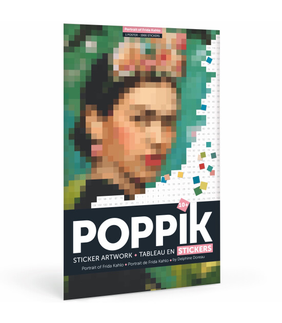 Poppik Art Creative Sticker Poster // Frida Kahlo