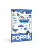Poppik Mini Sticker Poster // Blue