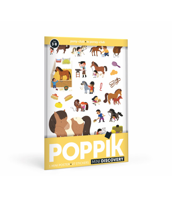 Poppik Mini Sticker Poster // Pony