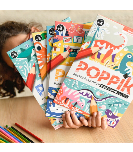 Poppik Colouring Poster // Animals