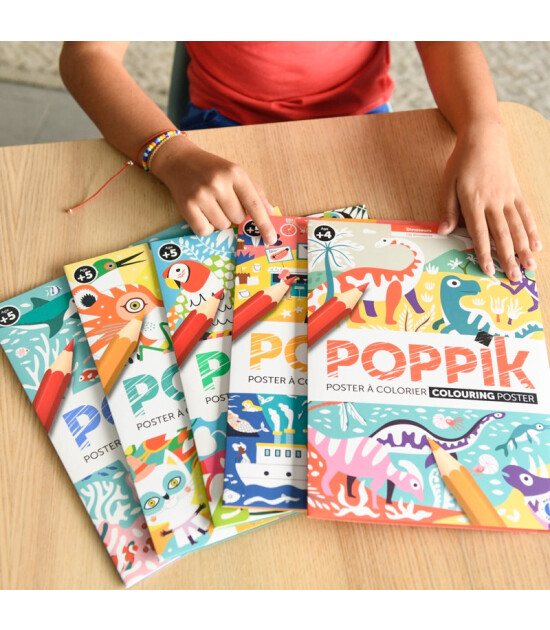Poppik Colouring Poster // Animals