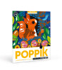 Poppik Panorama Sticker Poster // Baby Animals