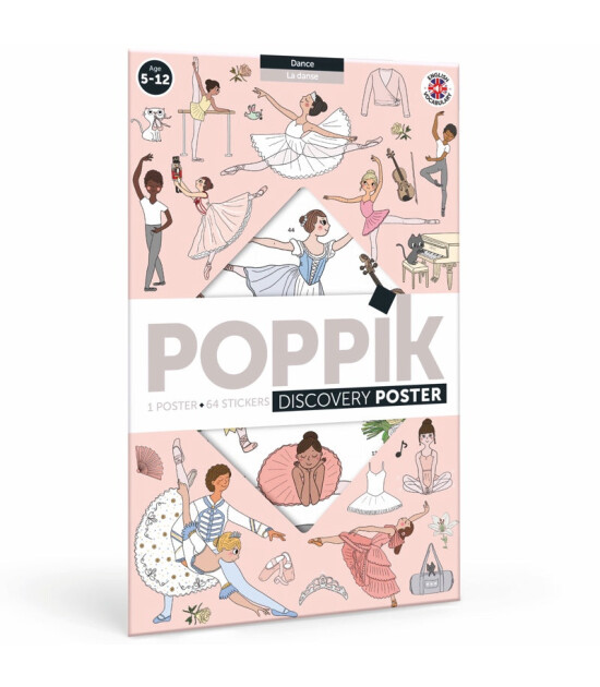 Poppik Discovery Sticker Poster // Dance