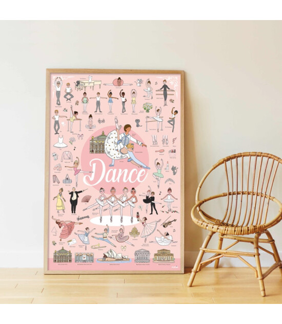 Poppik Discovery Sticker Poster // Dance