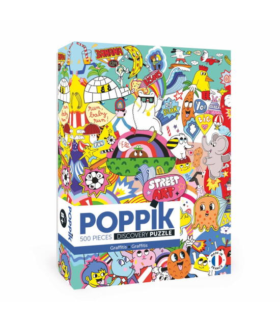 Poppik Puzzle with Poster // Grafittis (500 Parça)