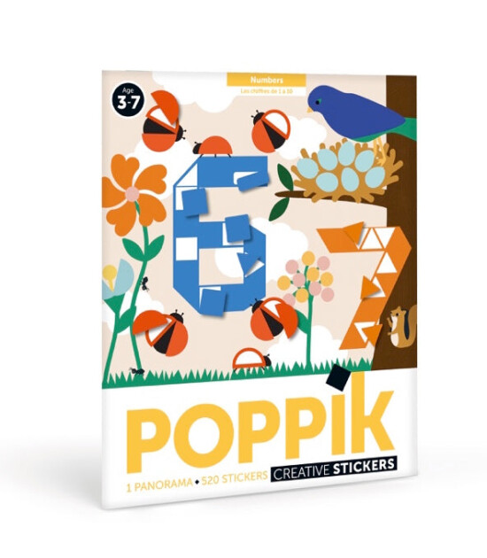 Poppik Panorama Sticker Poster // Numbers