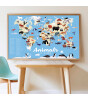 Poppik Discovery Sticker Poster // Animals of The World