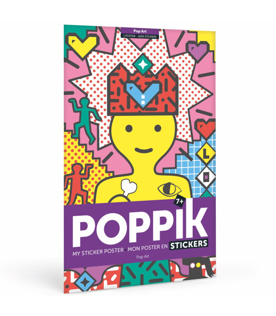 Poppik Creative Pixel Sticker Poster // Pop Art