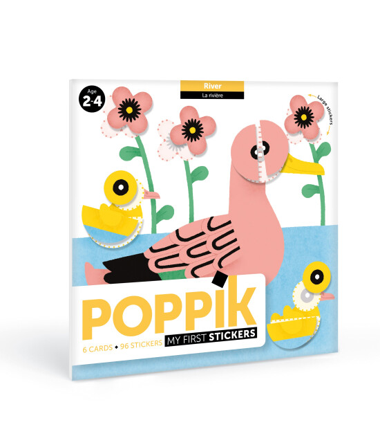 Poppik My First Reusable Sticker Set // River