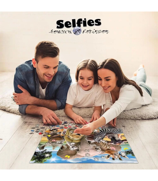 Prime 3D Selfie Yetişkin Puzzle 500 Parça // Afrika 