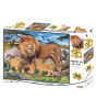 Prime 3D Yetişkin Puzzle 500 Parça // Aslan Ailesi