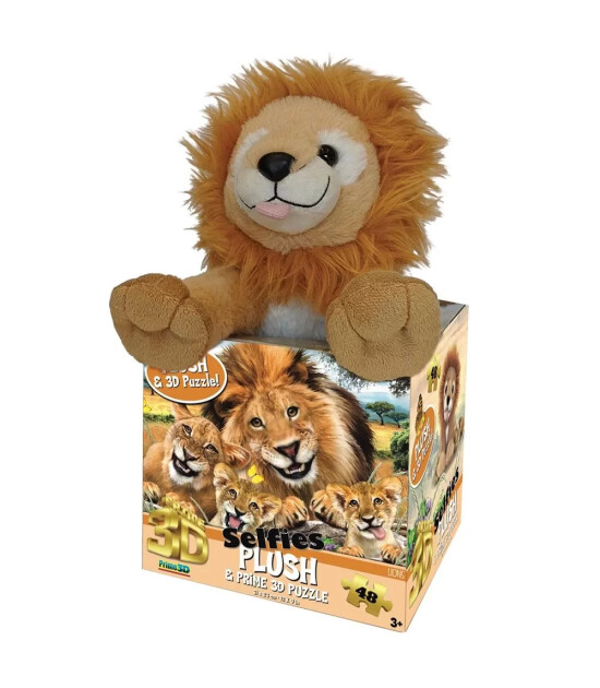 Prime 3D Selfie Puzzle // Aslan (48 Parça)