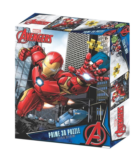 Prime 3D Avengers Yetişkin Puzzle // Iron Man (500 Parça)
