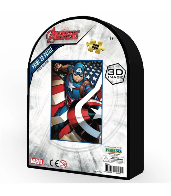 Prime 3D Metal Kutu 300 Parça // Captain America