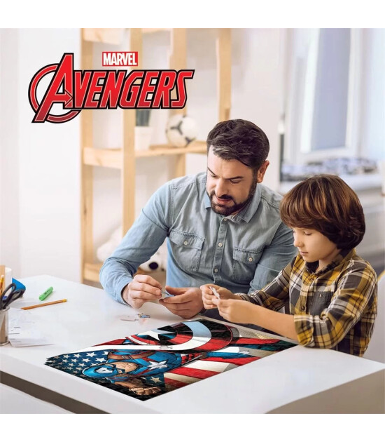 Prime 3D Metal Kutu 300 Parça // Captain America