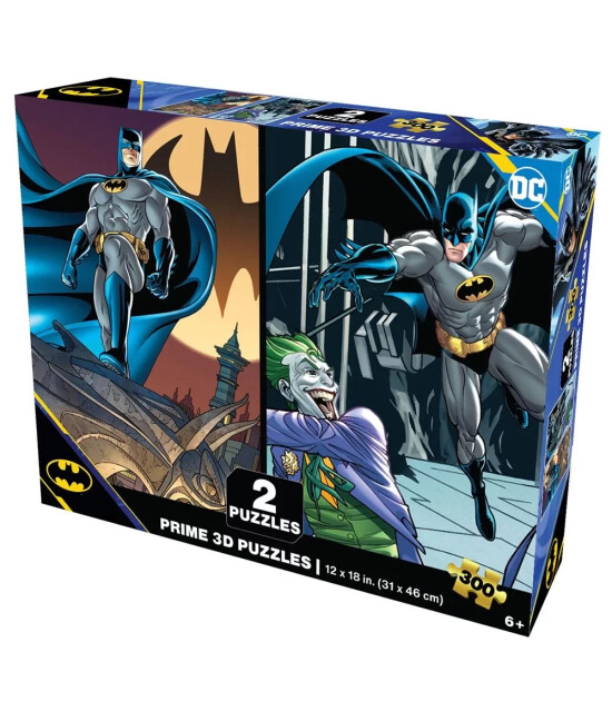 Prime 3D DC Comics İkili Puzzle // Batman (300 Parça)