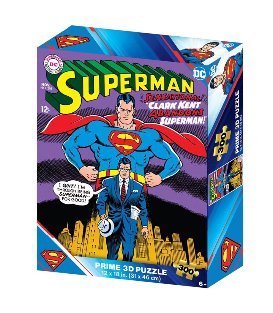 Prime 3D DC Comics Puzzle // Superman (300 Parça)
