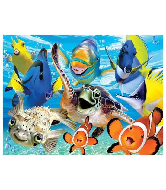 Prime 3D Selfie Puzzle // Deniz Canlıları (48 Par&ccedil;a)