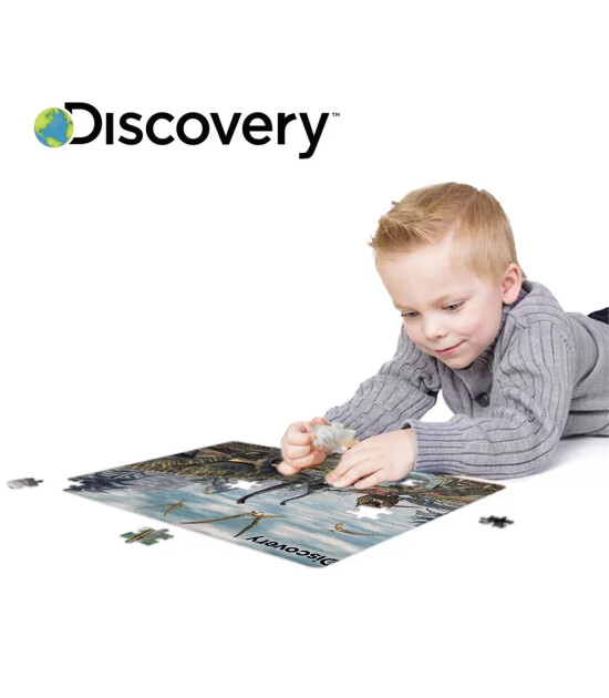 Prime 3D Puzzle Dinozor Bataklığı ve Fig&uuml;r Set (100 Par&ccedil;a)