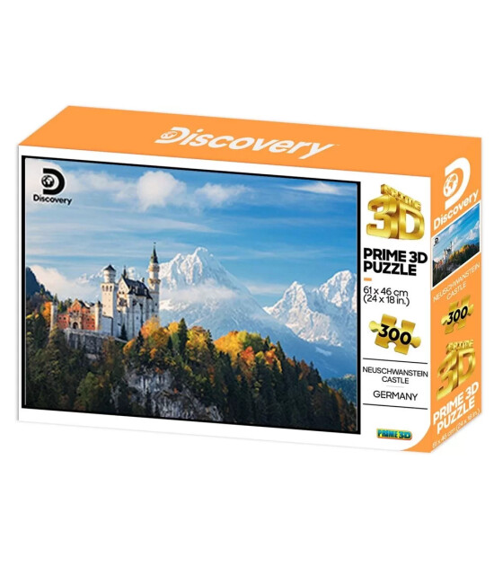 Prime 3D Discovery Puzzle // Neuschwanstein Kalesi (300 Parça)