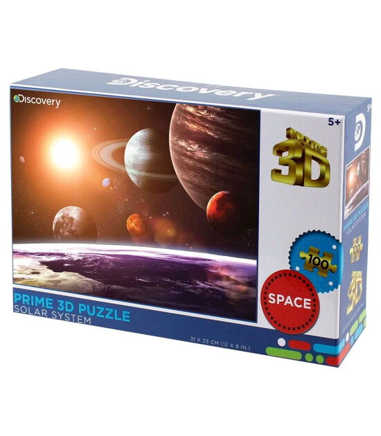 Prime 3D Discovery Puzzle // Solar Sistem (100 Par&ccedil;a)