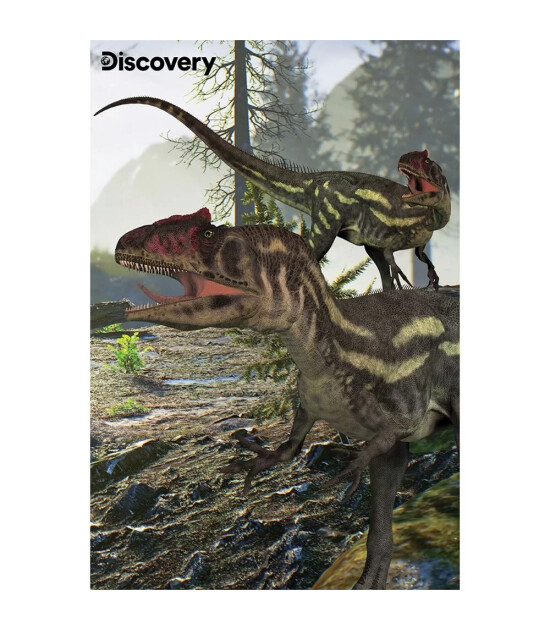 Prime 3D Discovery İkili Puzzle // TRex  Allosaurus (200 Par&ccedil;a)
