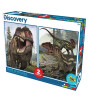 Prime 3D Discovery İkili Puzzle // TRex  Allosaurus (200 Par&ccedil;a)