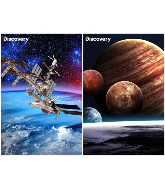 Prime 3D Discovery İkili Puzzle 200 Par&ccedil;a // Uydular - Gezegenler