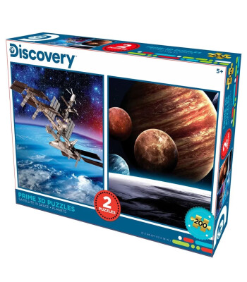 Prime 3D Discovery İkili Puzzle 200 Par&ccedil;a // Uydular - Gezegenler