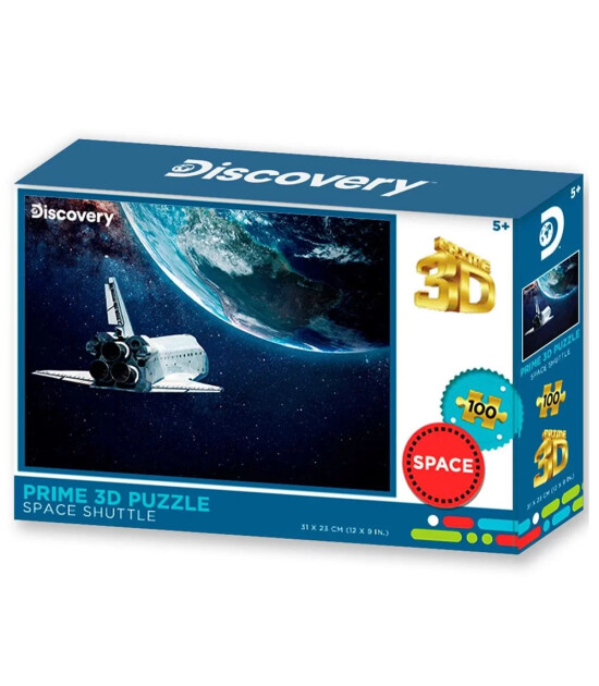 Prime 3D Discovery Puzzle // Uzay Mekiği (100 Parça)