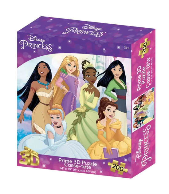 Prime 3D Disney Princess Puzzle  (200 Parça)